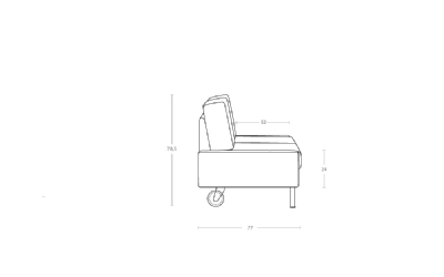 Dimensoes do produto sofa cama b2